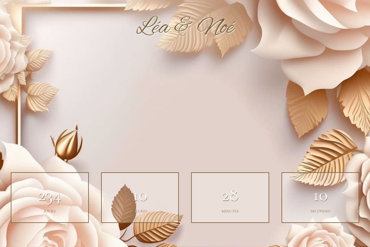 Modèle Roses de papier